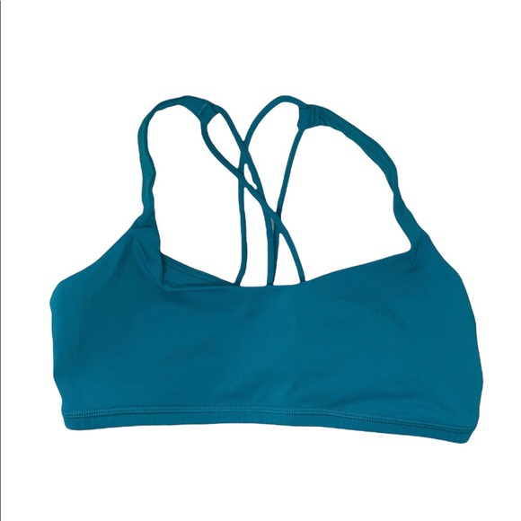Lululemon blue bra active wear top